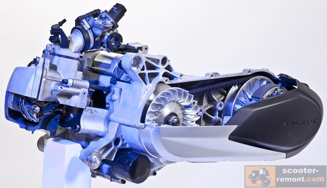 Двигатель Peugeot Metropolis 400i 