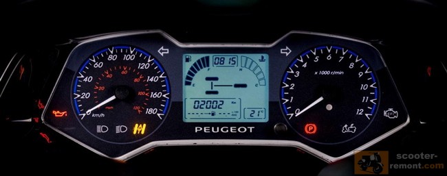 Приборная панель Peugeot Metropolis 400i 