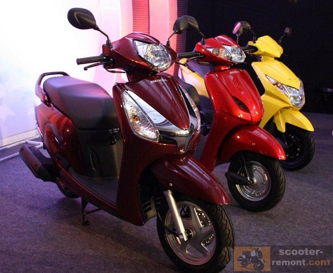 Скутеры Honda произведенные в Индии