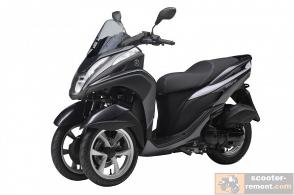 Презентация трехколесного скутера Yamaha Tricity 125