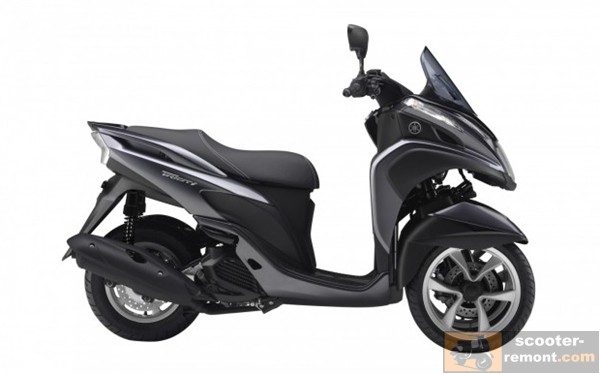 Yamaha Tricity 125 вид справа